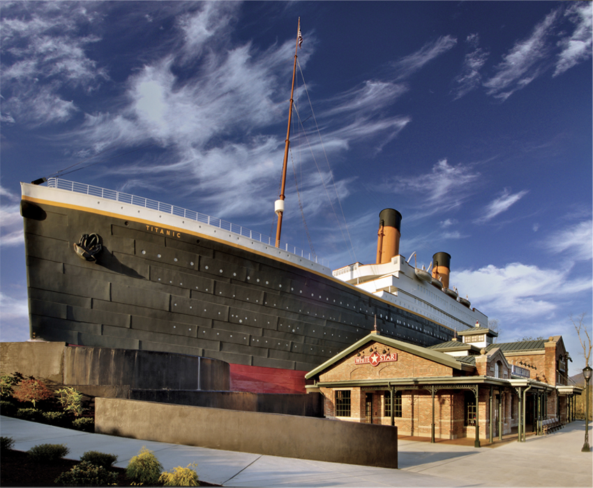 Titanic museum in Pigeon Forge